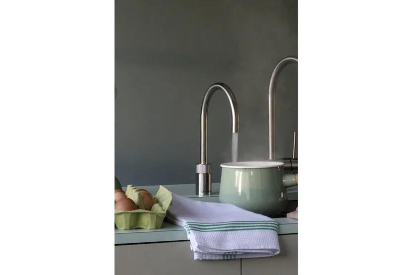 Quooker Nordic Round Single Tap | Stainless Steel | NSRSST Quooker Nordic Round Single Tap | Stainless Steel | NSRSST