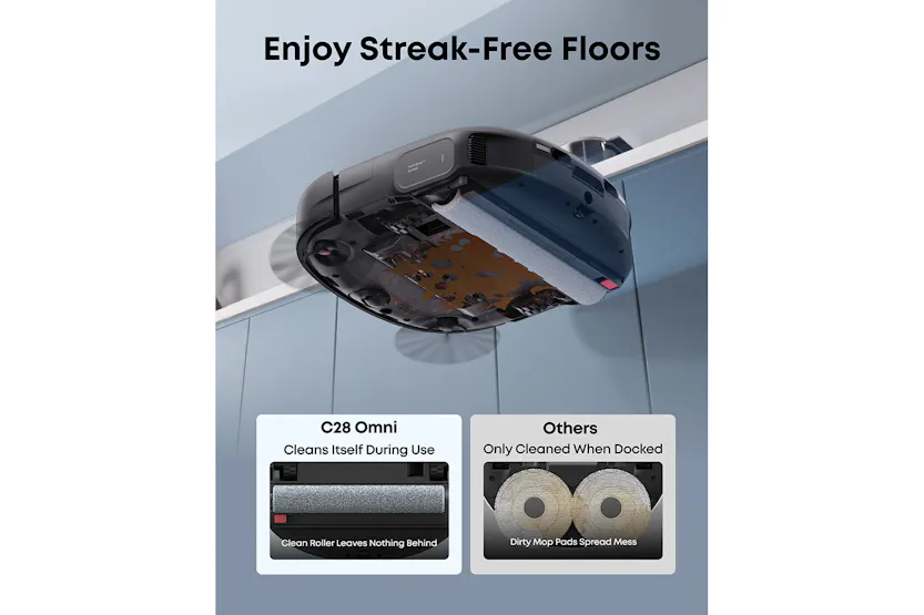 Eufy Omni C28 Robot Vacuum Cleaner with Accessory Kit | T211AV10 Eufy Omni C28 Robot Vacuum Cleaner with Accessory Kit | T211AV10