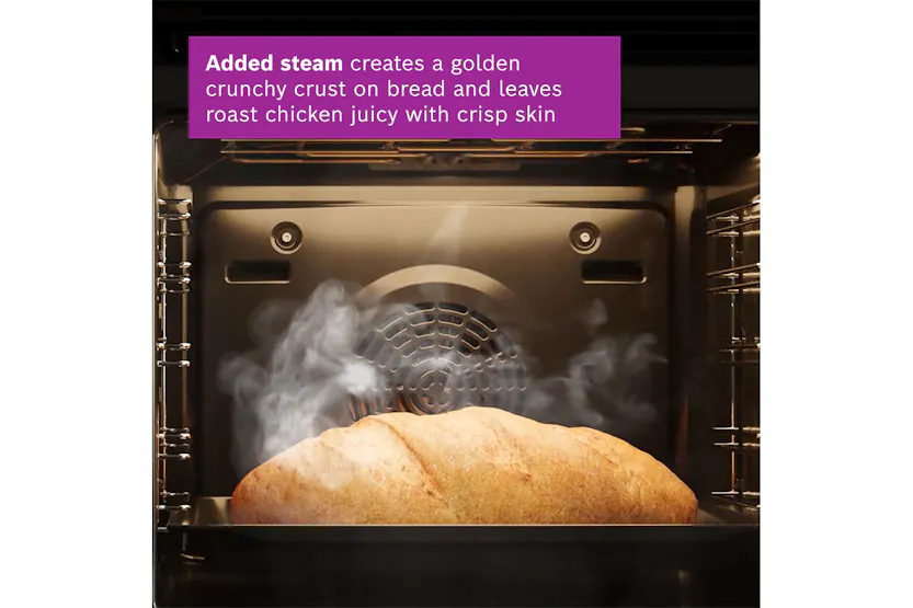 Bosch Series 8 Built-in Single Oven with Steam Function | HSG7364B1B Bosch Series 8 Built-in Single Oven with Steam Function | HSG7364B1B