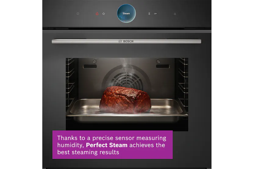 Bosch Series 8 Built-in Single Oven with Steam Function | HSG7364B1B Bosch Series 8 Built-in Single Oven with Steam Function | HSG7364B1B