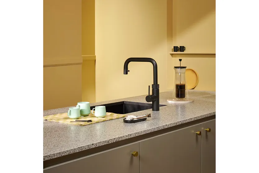 Quooker 3-in-1 Flex Square Tap | Black | FXSBLK Quooker 3-in-1 Flex Square Tap | Black | FXSBLK