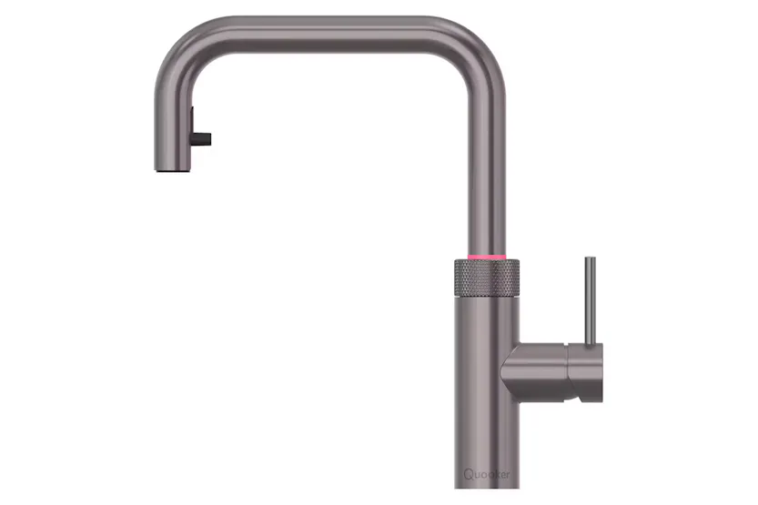 Quooker 3-in-1 Flex Square Tap | Gunmetal | FXSGME Quooker 3-in-1 Flex Square Tap | Gunmetal | FXSGME