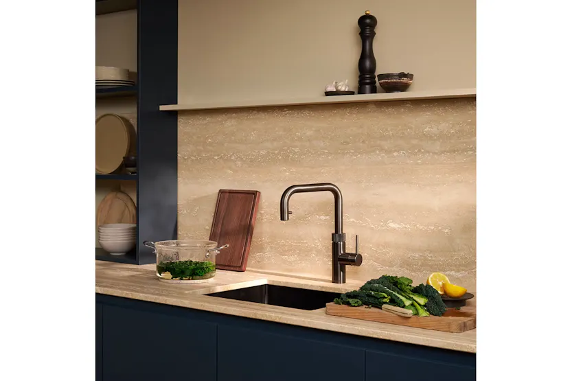 Quooker 3-in-1 Flex Square Tap | Gunmetal | FXSGME Quooker 3-in-1 Flex Square Tap | Gunmetal | FXSGME