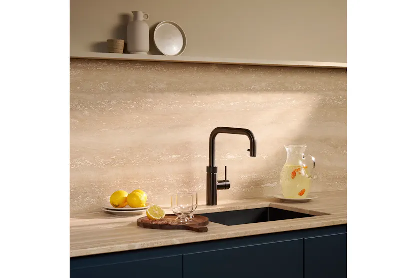 Quooker 3-in-1 Flex Square Tap | Gunmetal | FXSGME Quooker 3-in-1 Flex Square Tap | Gunmetal | FXSGME