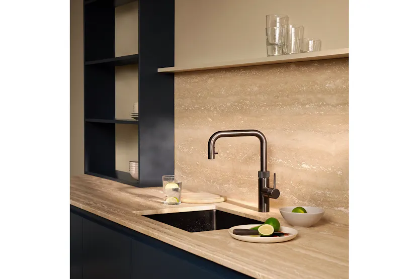 Quooker 3-in-1 Flex Square Tap | Gunmetal | FXSGME Quooker 3-in-1 Flex Square Tap | Gunmetal | FXSGME