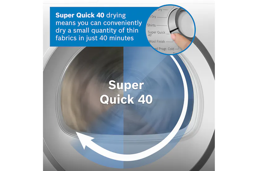 Bosch Series 6 9kg Heat Pump Tumble Dryer | WQG24500GB Bosch Series 6 9kg Heat Pump Tumble Dryer | WQG24500GB