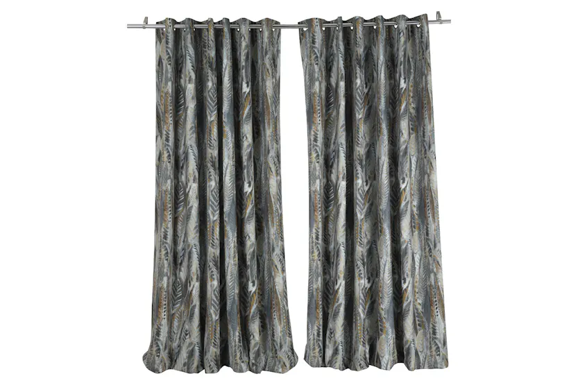 Aven Curtain | Blue/Gold | 228 x 228 cm Aven Curtain | Blue/Gold | 228 x 228 cm