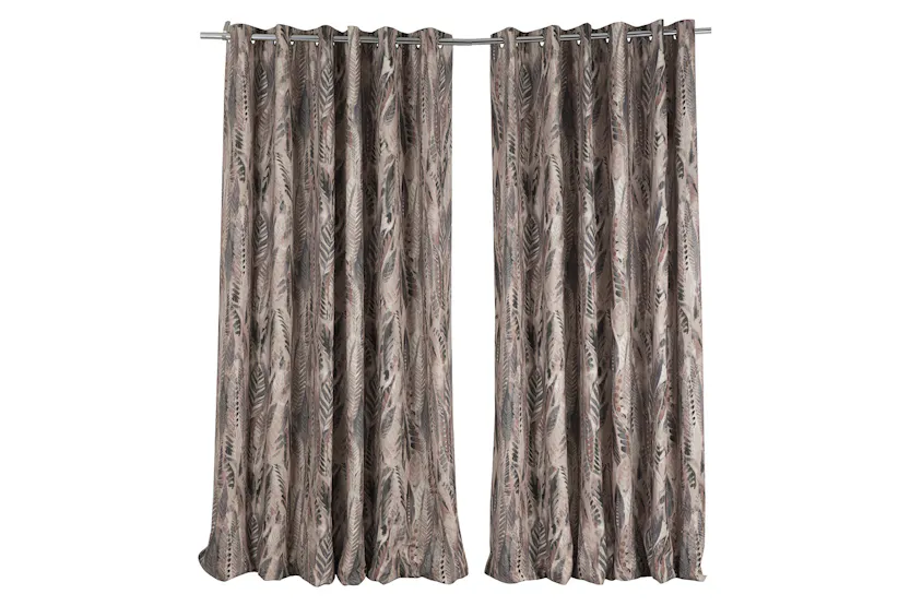 Aven Curtain | Charcoal/Champagne | 228 x 228 cm Aven Curtain | Charcoal/Champagne | 228 x 228 cm