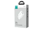 Joyroom 2.1A Dual USB-A Charger | White Joyroom 2.1A Dual USB-A Charger | White
