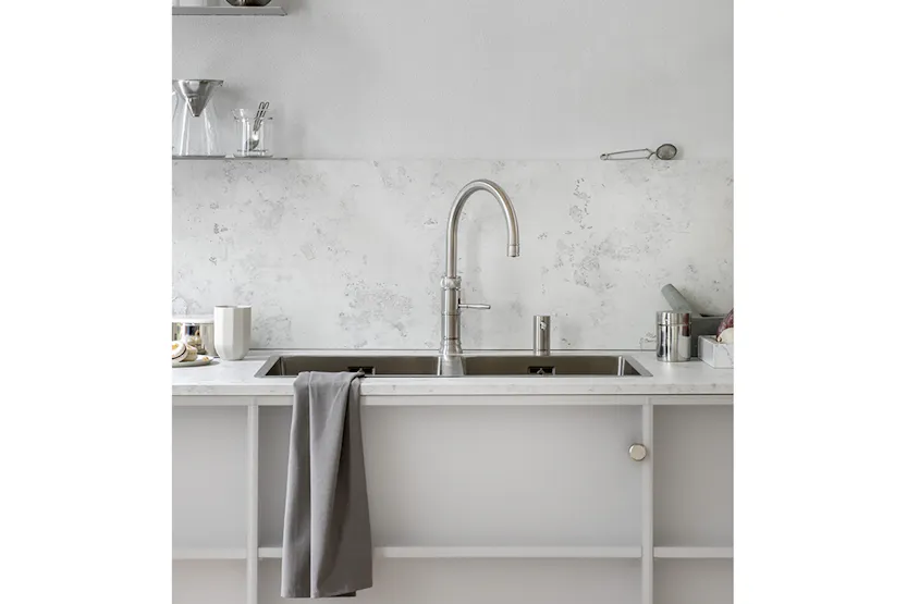 Quooker Classic Fusion Round Tap | Stainless Steel | CFNRSST Quooker Classic Fusion Round Tap | Stainless Steel | CFNRSST