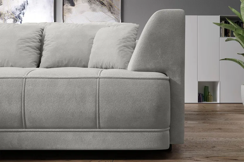 Amelia Chaise Sofa | Fabric | Taupe Amelia Chaise Sofa | Fabric | Taupe