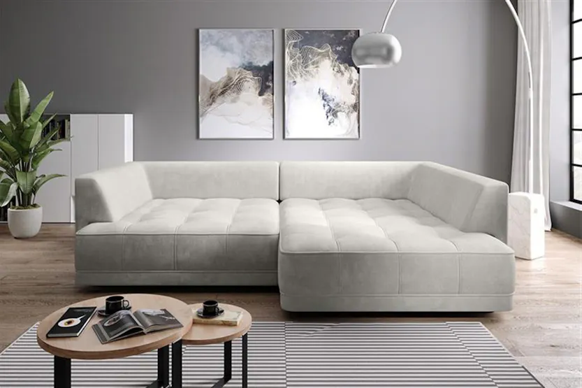 Amelia 4 Seater Power Slider Storage Chaise Sofa | Fabric | Taupe Amelia 4 Seater Power Slider Storage Chaise Sofa | Fabric | Taupe