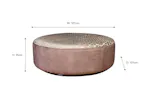 Frankie Footstool | Fabric | Brown Frankie Footstool | Fabric | Brown