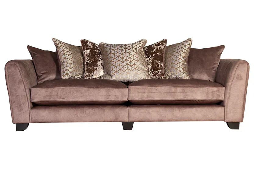 Frankie 4 Seater Sofa | Fabric | Brown Frankie 4 Seater Sofa | Fabric | Brown