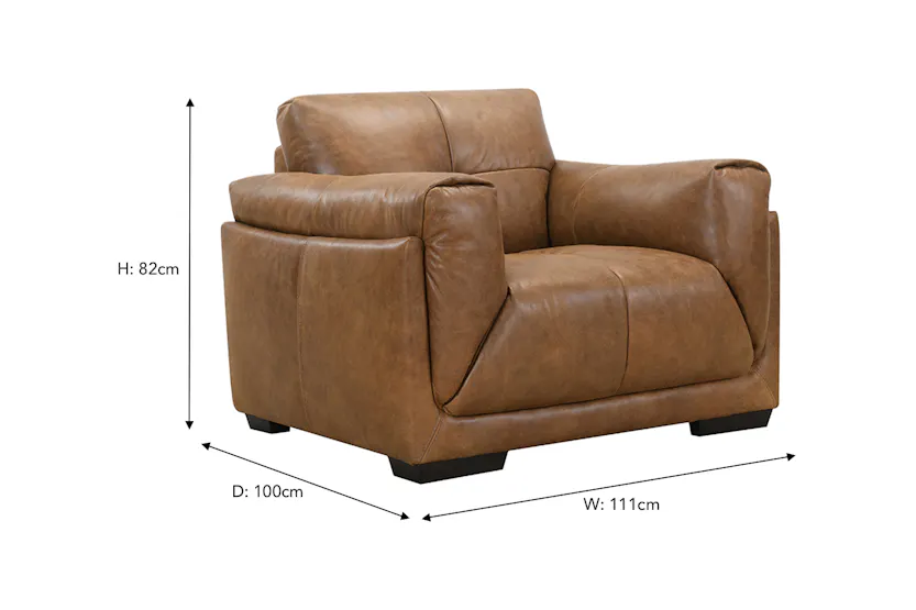Toni Armchair | Leather | Brown Toni Armchair | Leather | Brown