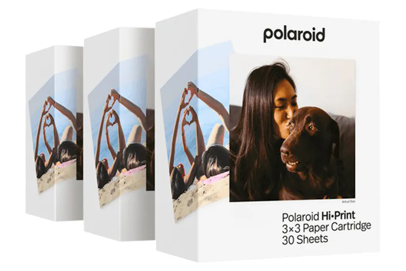 Polaroid Hi·Print 3x3 Paper Cartridge Triple Pack | 30 Sheets Polaroid Hi·Print 3x3 Paper Cartridge Triple Pack | 30 Sheets