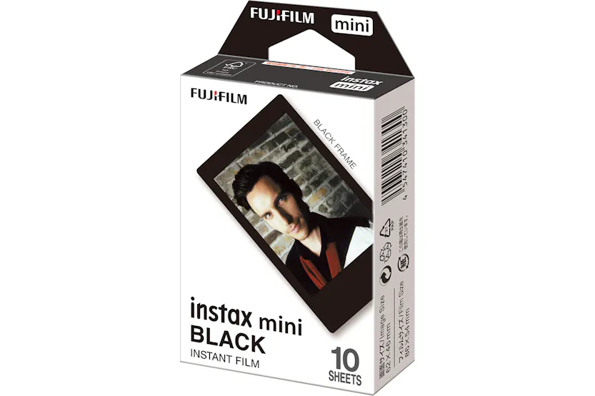 Fujifilm Instax Mini Instant Film 10 Sheets | Black Fujifilm Instax Mini Instant Film 10 Sheets | Black