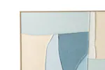 Ella Pinewood Framed Print Wall Art | White/Blue | 102 x 102 cm Ella Pinewood Framed Print Wall Art | White/Blue | 102 x 102 cm