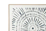 Circle Pinewood Framed Print Canvas | White/Blue | 80 x 80 cm Circle Pinewood Framed Print Canvas | White/Blue | 80 x 80 cm