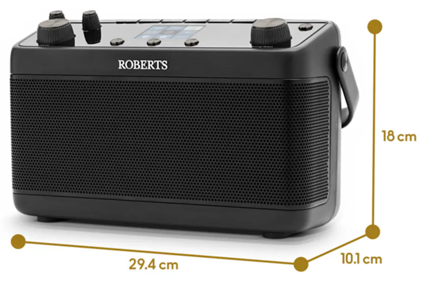 Roberts Stream 219 Internet Portable Stereo Radio with Spotify | Black Roberts Stream 219 Internet Portable Stereo Radio with Spotify | Black