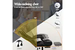 Elfordson 2-Point Massage Office Chair with Footrest | Black Elfordson 2-Point Massage Office Chair with Footrest | Black