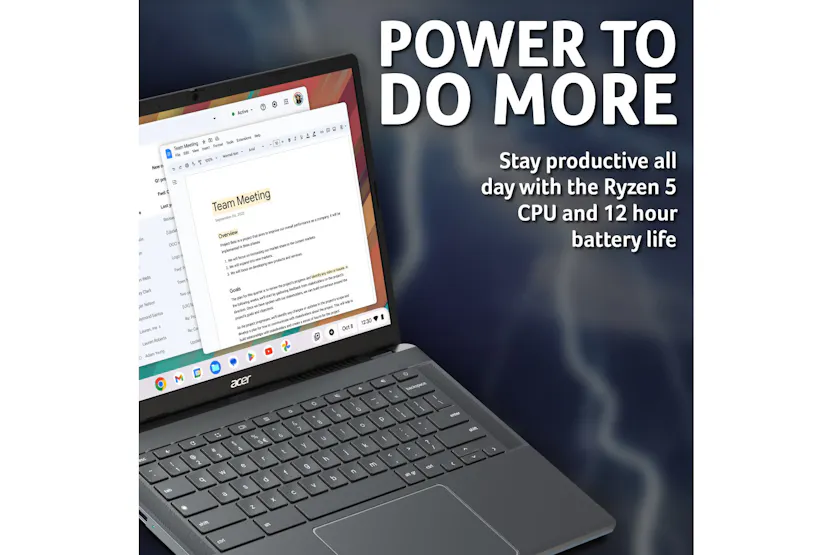 Acer Chromebook Plus 514 14" Ryzen 5 | 8GB | 256GB | Grey | AMD Radeon Acer Chromebook Plus 514 14" Ryzen 5 | 8GB | 256GB | Grey | AMD Radeon