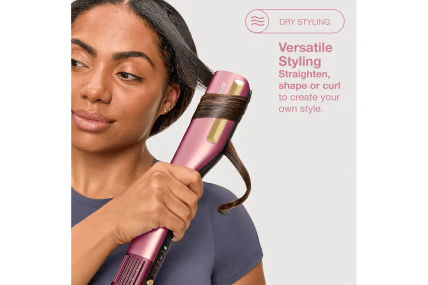 Shark SilkiPro Straight Hair Straightener and Dryer | Rose Petal Shark SilkiPro Straight Hair Straightener and Dryer | Rose Petal