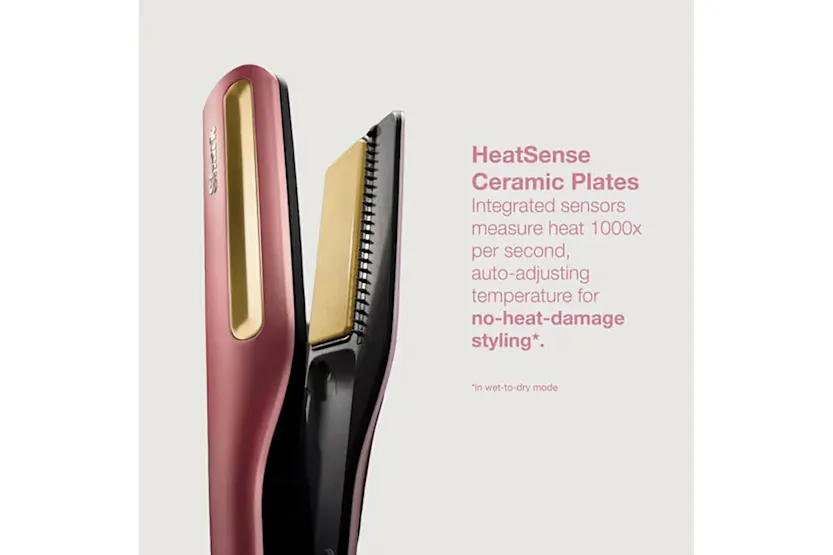 Shark SilkiPro Straight Hair Straightener and Dryer | Rose Petal Shark SilkiPro Straight Hair Straightener and Dryer | Rose Petal