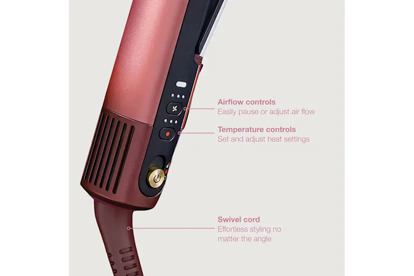 Shark SilkiPro Straight Hair Straightener and Dryer | Rose Petal Shark SilkiPro Straight Hair Straightener and Dryer | Rose Petal