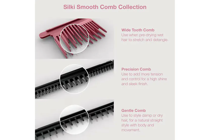 Shark SilkiPro Straight Hair Straightener and Dryer | Rose Petal Shark SilkiPro Straight Hair Straightener and Dryer | Rose Petal