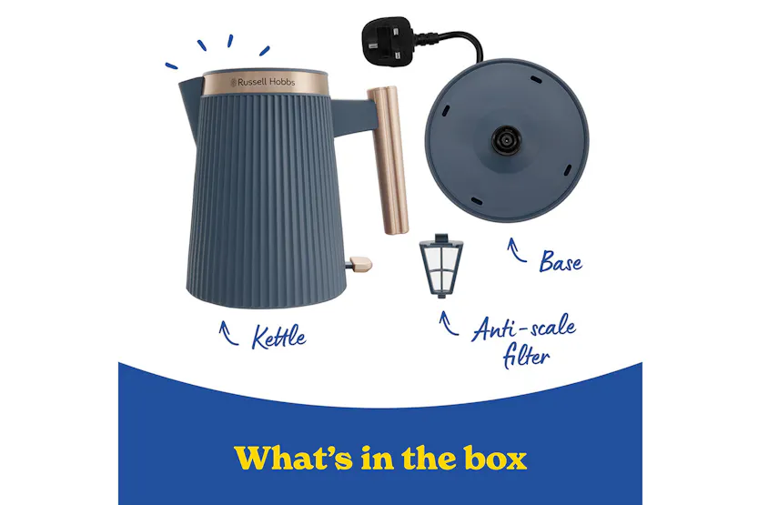 Russell Hobbs Bronte Kettle | 26752 | Navy Blue Russell Hobbs Bronte Kettle | 26752 | Navy Blue