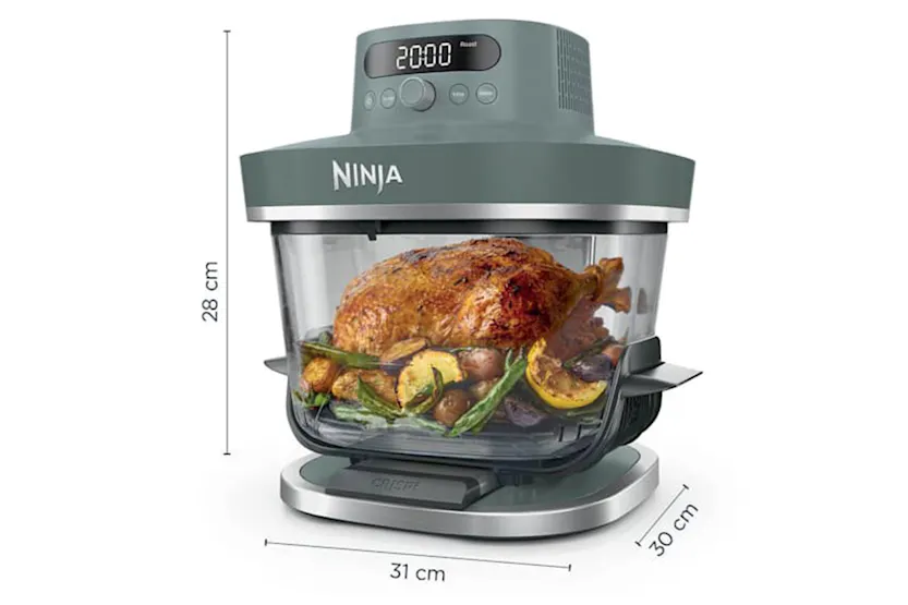 Ninja Crispi Pro 7-in-1 XL Glass Air Fryer | AS101UKGY | Ash Grey Ninja Crispi Pro 7-in-1 XL Glass Air Fryer | AS101UKGY | Ash Grey