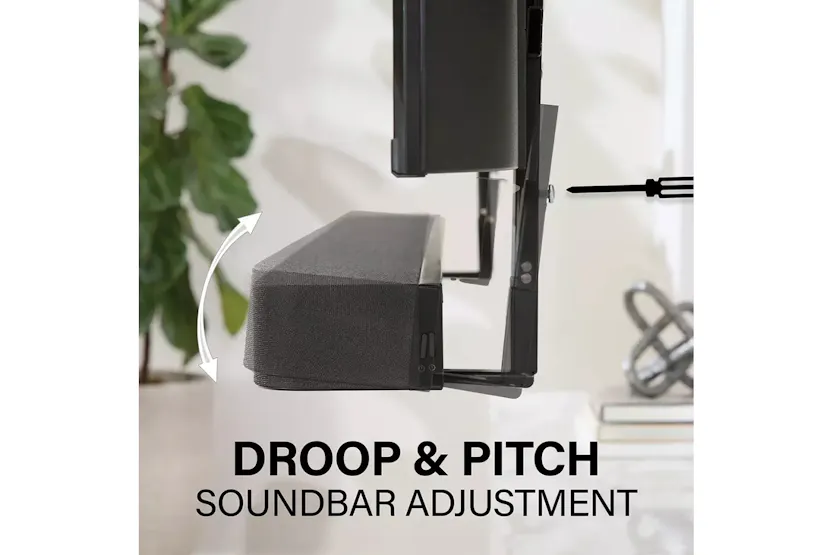 Sanus 50"– 90" TV Soundbar Mount | WSBSBTV1-B2 Sanus 50"– 90" TV Soundbar Mount | WSBSBTV1-B2