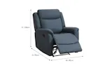 Otto Armchair | Manual Recliner | Midnight Grey Otto Armchair | Manual Recliner | Midnight Grey