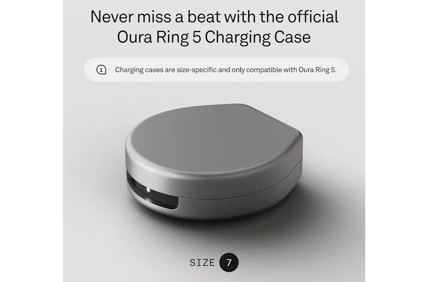 Oura Ring 5 Charging Case | Size 7 Oura Ring 5 Charging Case | Size 7