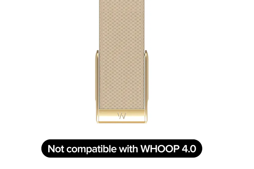 Whoop MG SuperKnit Luxe Band | Compatible with One, Peak, Life | Dune/Gold Whoop MG SuperKnit Luxe Band | Compatible with One, Peak, Life | Dune/Gold