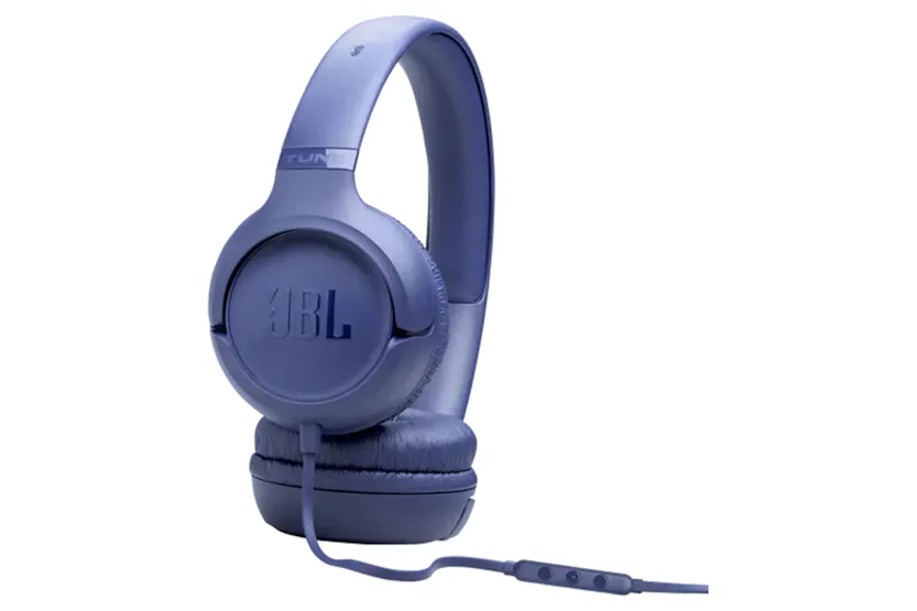 JBL Tune 530 On-Ear Wired Headphones | Blue JBL Tune 530 On-Ear Wired Headphones | Blue