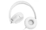 JBL Tune 530 On-Ear Wired Headphones | White JBL Tune 530 On-Ear Wired Headphones | White