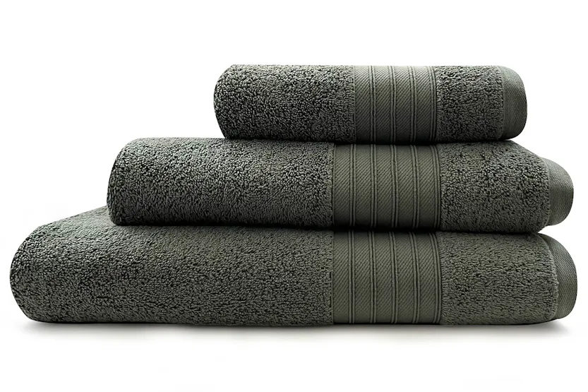 Cotton Terry Bath Sheet Towel | Khaki Cotton Terry Bath Sheet Towel | Khaki