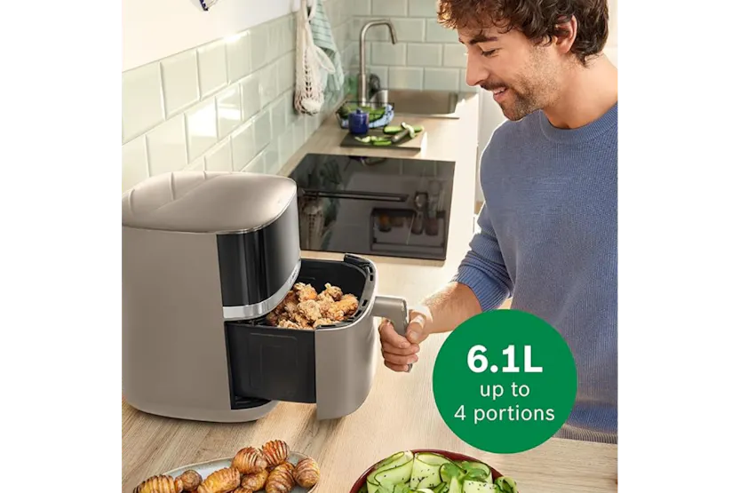 Bosch Series 4 9-in-1 XL Air Fryer | MAF462C0GB | Grey/Black Bosch Series 4 9-in-1 XL Air Fryer | MAF462C0GB | Grey/Black
