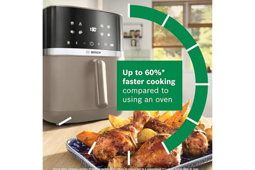 Bosch Series 4 9-in-1 XL Air Fryer | MAF462C0GB | Grey/Black Bosch Series 4 9-in-1 XL Air Fryer | MAF462C0GB | Grey/Black