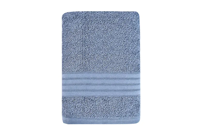 Cotton Terry Bath Towel | Denim Cotton Terry Bath Towel | Denim