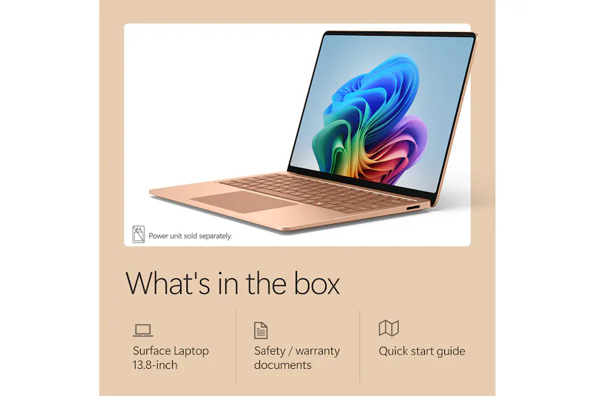 Microsoft Surface 13.8" Laptop Snapdragon X2 Elite (12 Core) | 16GB | 512GB | Qualcomm Adreno | Dune Microsoft Surface 13.8" Laptop Snapdragon X2 Elite (12 Core) | 16GB | 512GB | Qualcomm Adreno | Dune