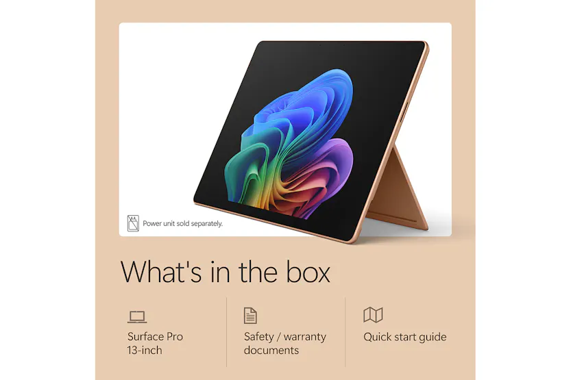 Microsoft Surface Pro 13" Snapdragon X2 Plus (10 Core) Copilot+ PC | 16GB | 512GB | Qualcomm Adreno | Dune Microsoft Surface Pro 13" Snapdragon X2 Plus (10 Core) Copilot+ PC | 16GB | 512GB | Qualcomm Adreno | Dune