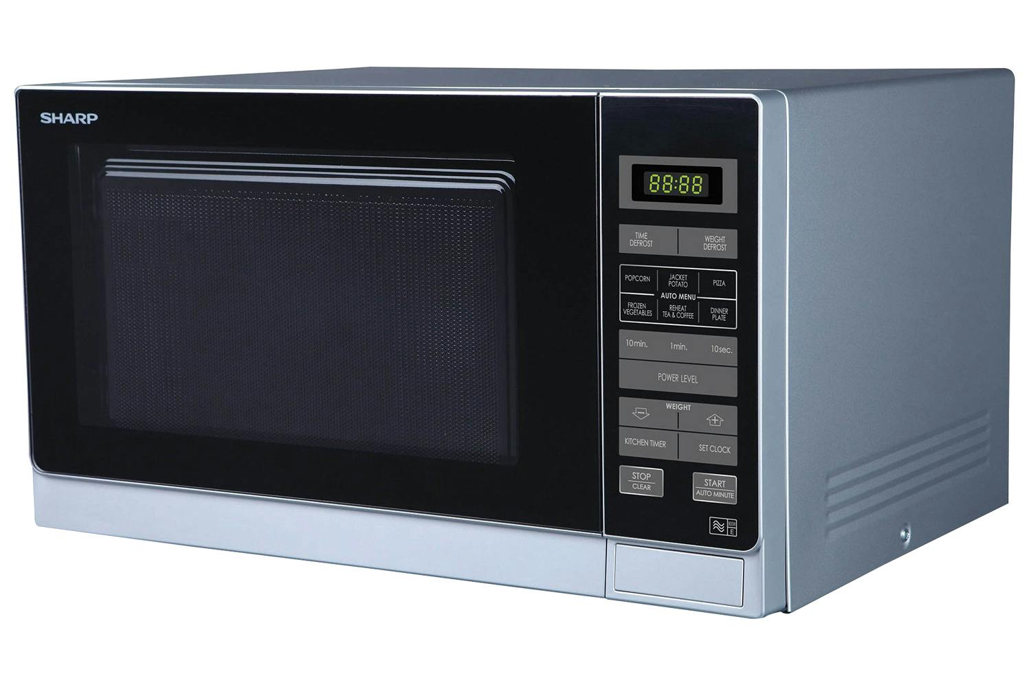 Sharp 25L 900W Freestanding Solo Microwave | R372SLM | Silver
