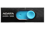ADATA UV220 USB Flash Drive | 32GB | Black/Blue ADATA UV220 USB Flash Drive | 32GB | Black/Blue