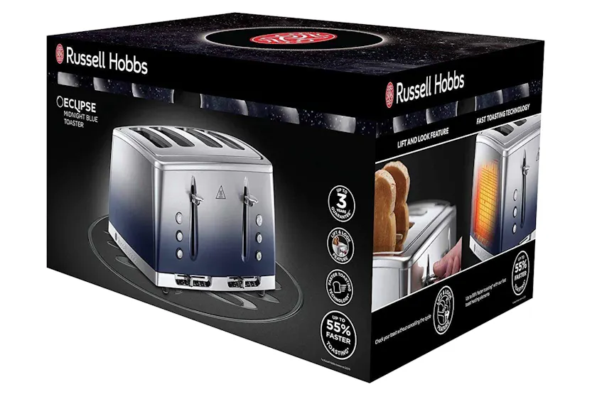 Russell Hobbs Eclipse 4 Slice Toaster | 25141 | Midnight Blue Russell Hobbs Eclipse 4 Slice Toaster | 25141 | Midnight Blue