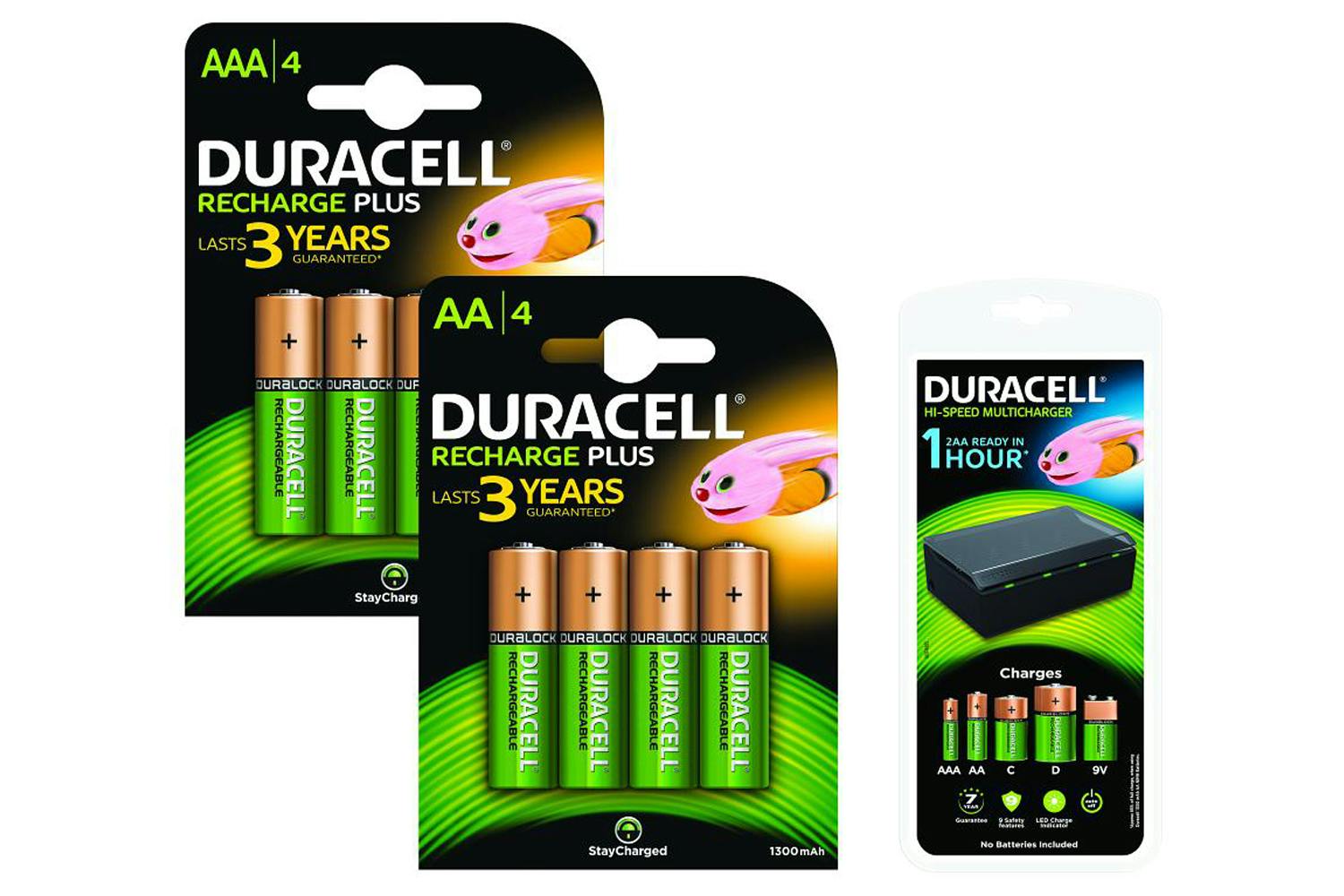 Duracell CEF22-UK + HR6 + HR3B Bundle