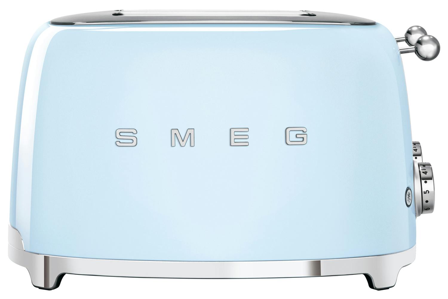 Smeg 50's Retro Style 4 Slice Toaster | TSF03PBUK | Pastel Blue