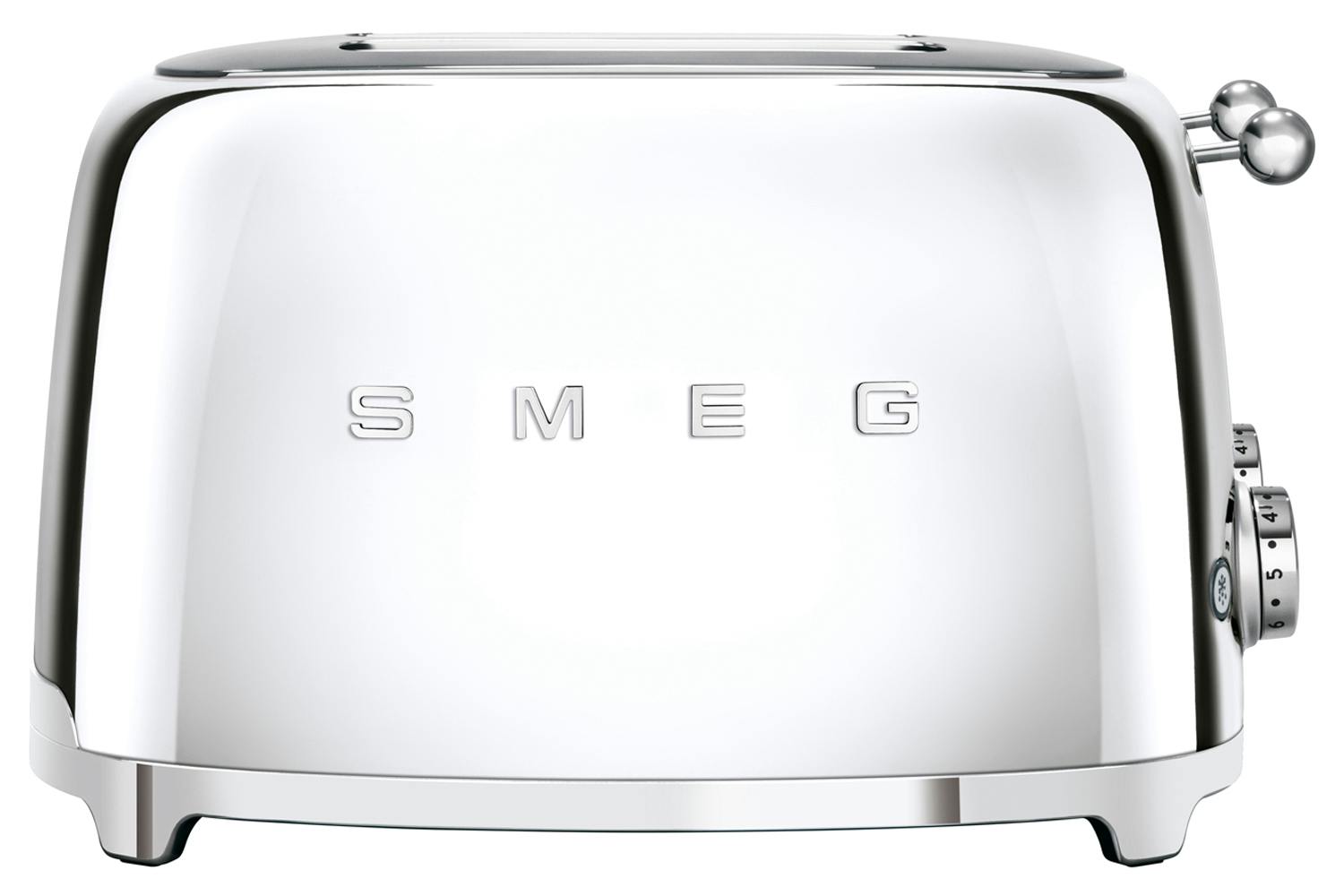 Smeg 50's Retro Style 4 Slice Toaster | TSF03SSUK | Chrome